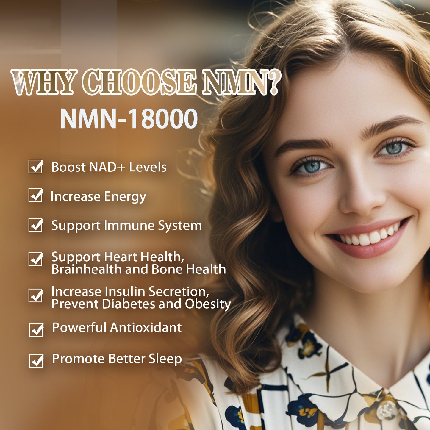 Floraixus NMN 18000 – Premium Nicotinamide Mononucleotide Supplement with Resveratrol | 99% High Purity | Stabilized Formula to Enhance NAD+ Levels | Supports DNA Repair & Healthy Aging | 60 Capsules